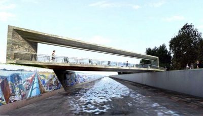 Great Wall of Los Angeles Finally Gets Its Bridge