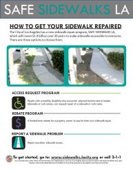 SAFE SIDEWALKS LA