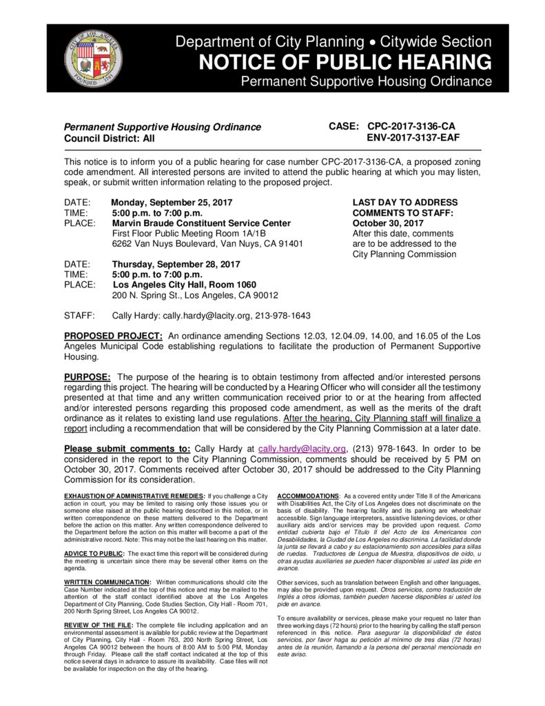 thumbnail of PSH Public Hearing Notice