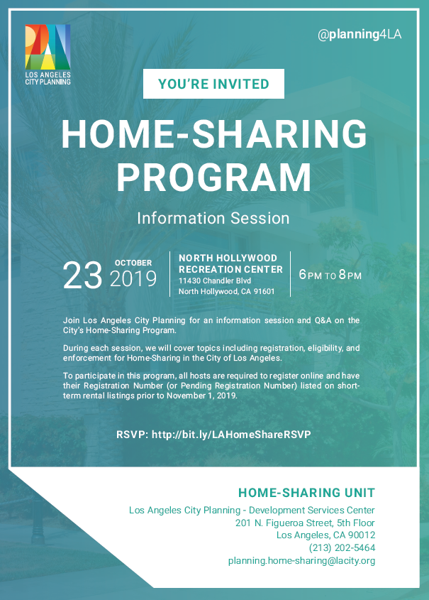 Home Sharing Info Session