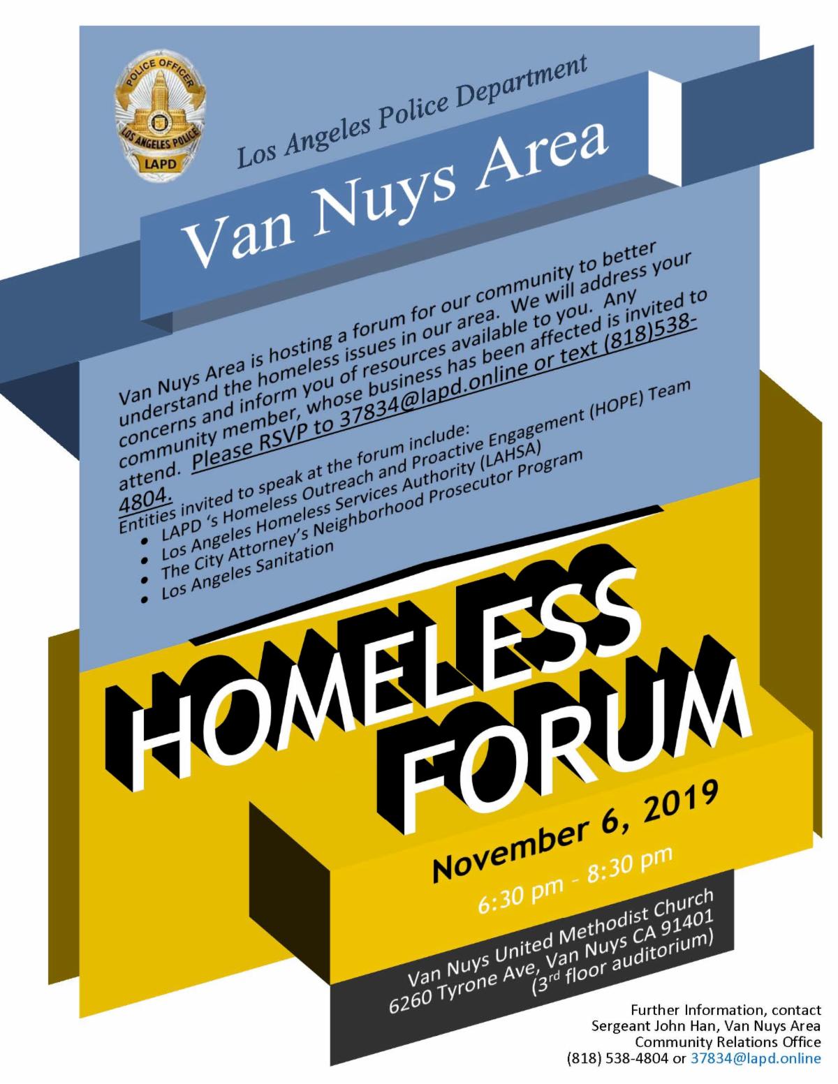 Homeless Forum