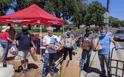 Valley Glen Donates Two Trucks of Food