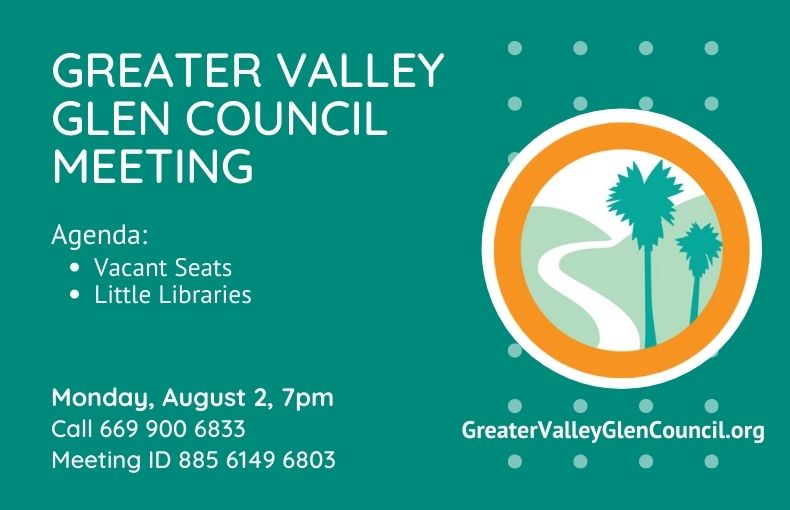 Valley Glen August Meeting