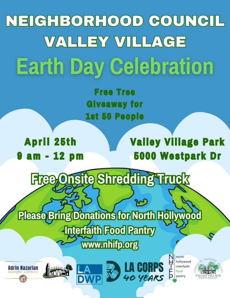 Earth Day celebration in Valley Village