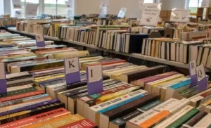 books on a table